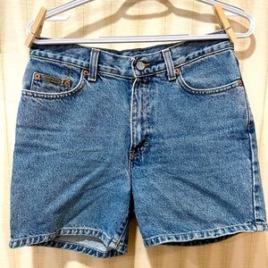 Calvin Klein Denim Midi Shorts